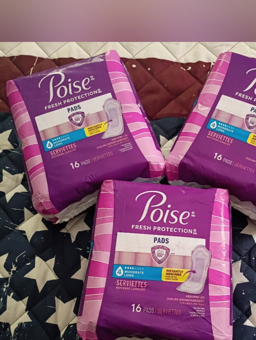 Poise Fresh Protection Pads - Purple Pack
